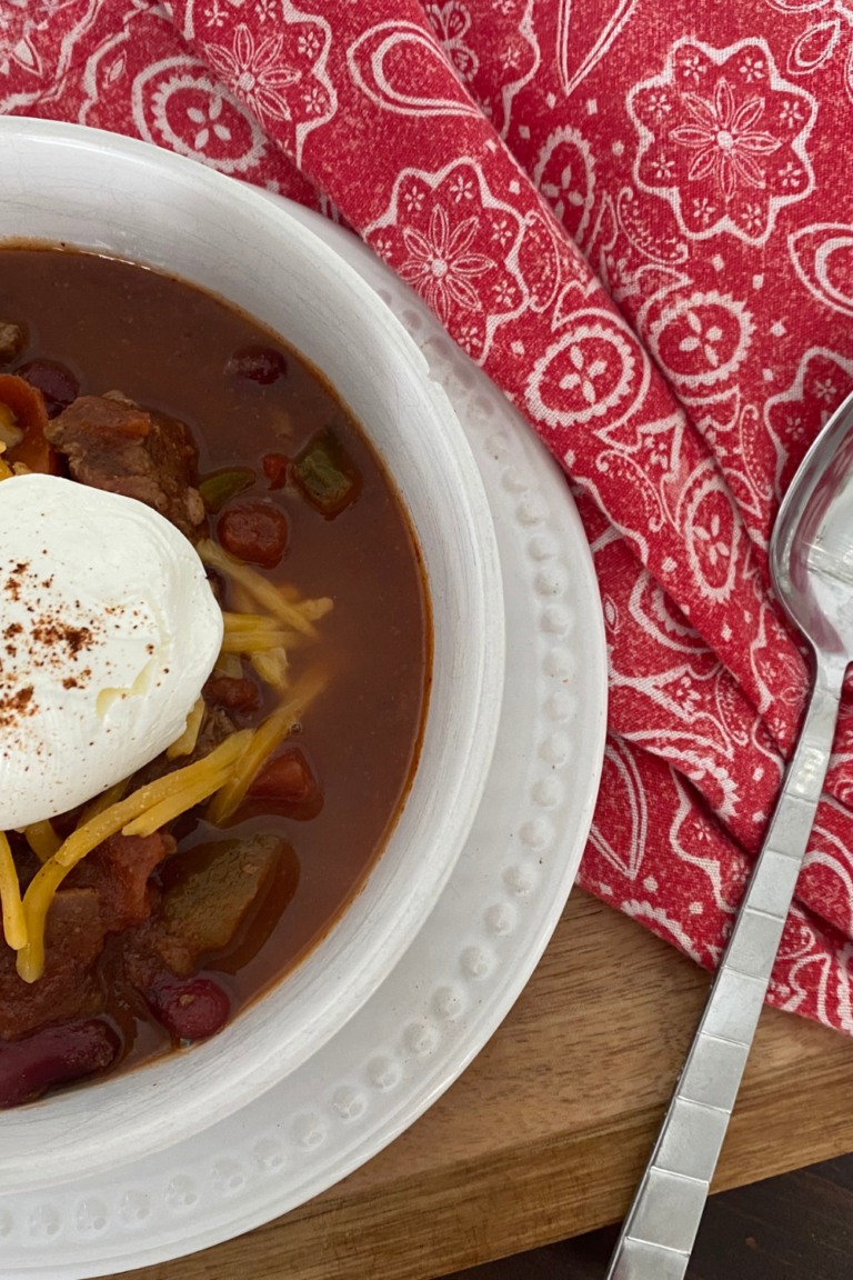 Simple Crock-Pot Steak Chili