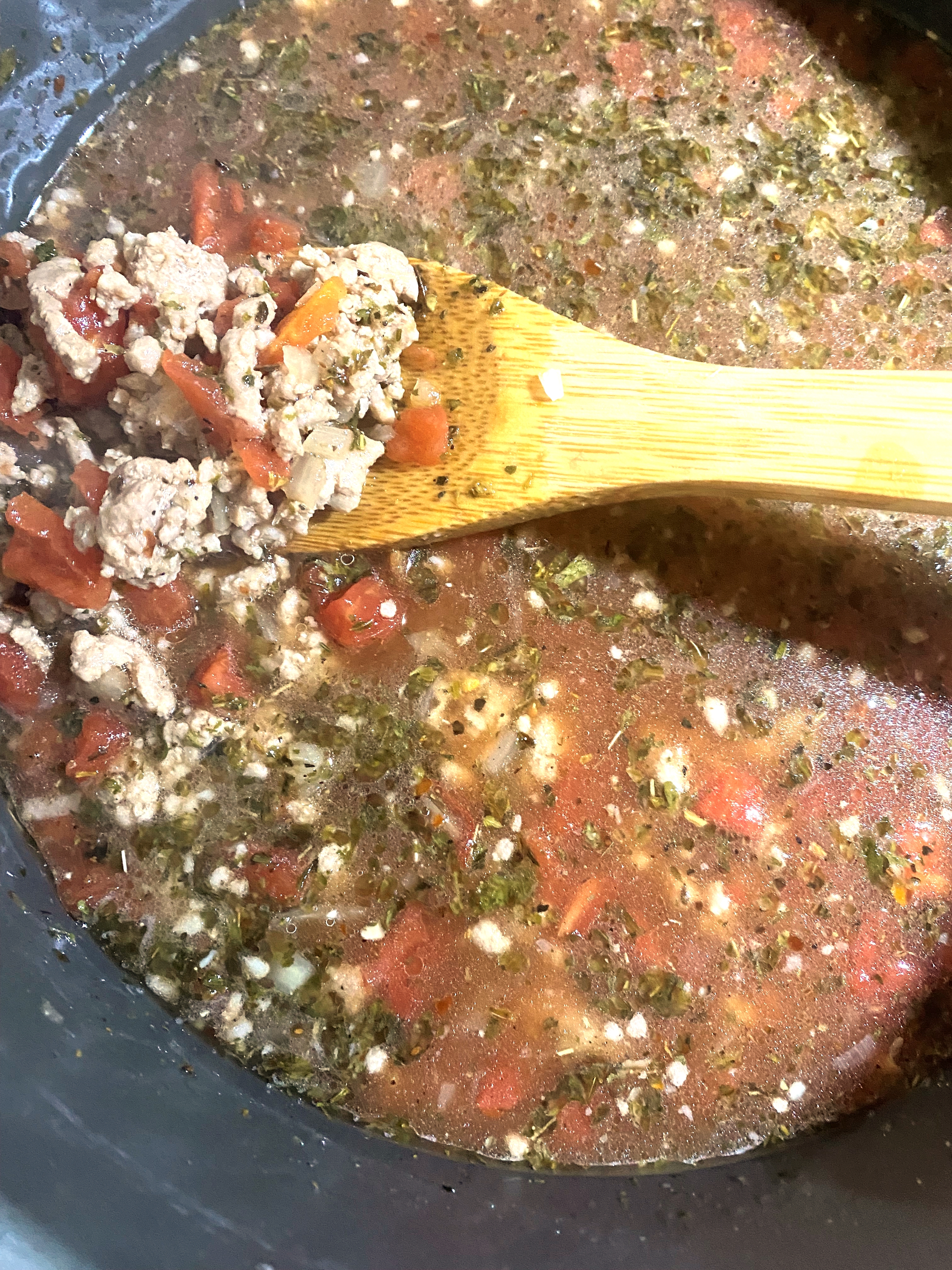 Broth for Sausage Tortellini Soup